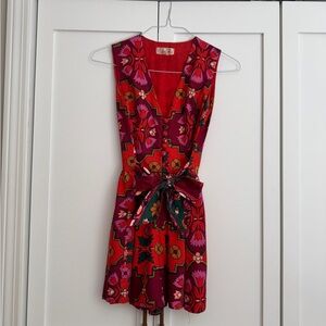 B. Altman Co. Vintage Boho Print Romper